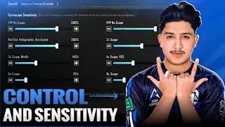 CRYPTO SENSITIVITY AND CONTROL CODE REVEAL / Crypto Sensitivity PUBG/BGMI | Best Sensitivity Pubg