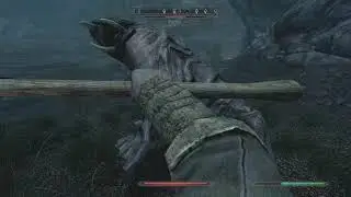 Fighting Off The Eels (Skyrim)