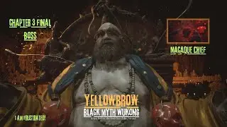 Black Myth Wukong - Yellow Brow Boss Fight In Chapter 3 (4k)