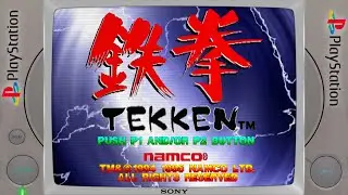 Tekken 1 PS1 - Intro / Attract Mode