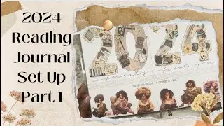 2024 Reading Journal Set Up Part 1 || Intro Pages || Archer and Olive