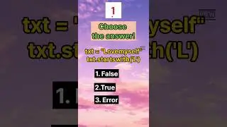 startswith function of Python 