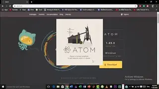 How to install and configure Atom IDE on windows 10 | version 2020