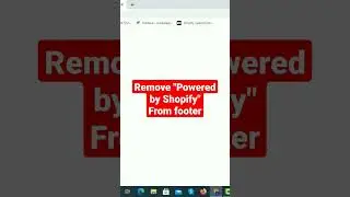 how to remove powered by shopify 2022
