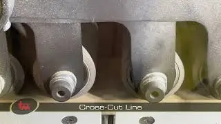 Optimizing cross-cut line with automatic feeding and stacking - Opti-Solution (1551)