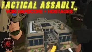 How a 2-Man HRT/BDU Team Completes the Mission - Tactical Assault VR [+hardcore+hostages+night]