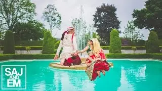 BRIDE AND GROOM JUMP INTO A FOUNTAIN ON THEIR WEDDING DAY!!