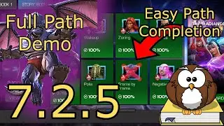 Full Run Through of 7.2.5 Frame by Frame - Easy Path - 2024 - MCOC