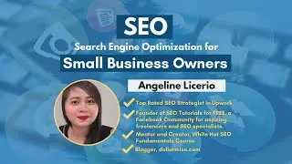 SEO for Small Business Owners | With Angeline Licerio