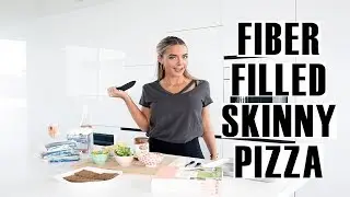 Skinny Fiber Filled Pizza- Healthy Snack Recipe