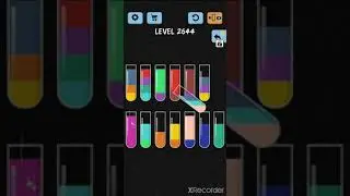 solve and solution water color sort game level 2644