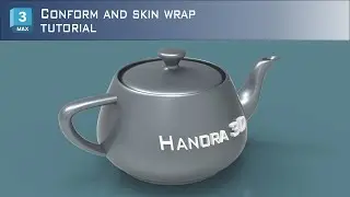 How to work with 3ds max conform and skin wrap | Hanora 3D