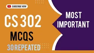 Cs 302 Most Important Repeated 30 Midterm MCQs