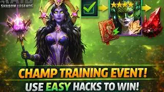 INSANE CHAMP TRAINING EVENT! EASY SHORTCUT HACKS TO WIN! RAID: Shadow Legends