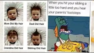 Brother and sister memes only siblings can understand 😂💙💛😅🤣 funny memes that can makes you laugh.👭👬.