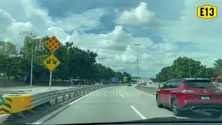 【1080P HDR】Kota Kemuning to Shah Alam | E13 Lebuhraya Kota Kemuning - Shah Alam | Selangor