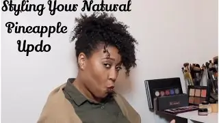 Natural Updo | How to style your Twist Out