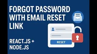 Audio(Hindi)Forgot Password with Email Reset Link | React.js + Node.js Authentication 2025