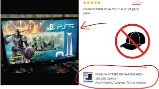 THE NEW KINHANK HYPERSPIN HDD HAS PS5 GAMES TOO! 😯🔥🔥