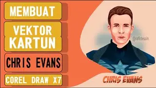 Chris evans VECTOR ART | Speed art ( Corel draw x7)