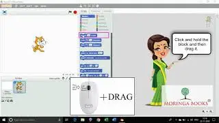 Scratch - How to Drag a Block to Script Area in Scratch in Windows 10