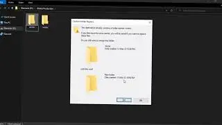 Create dubble same folder in same location in my pc