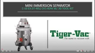 VACUUM CLEANER FOR THE SAFE COLLECTION OF COMBUSTIBLE METAL POWDERS