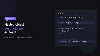 Accenture Custom Software Developer interview - how to destructure nested object in react js?