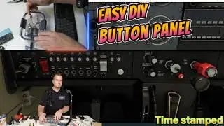EASY DIY Button/Switch Panel for ANY SIMULATOR. Buttons, Switches, Encoders Full Tutorial -No Coding
