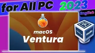 How to Install macOS Ventura on Any PC⚡macOS Ventura 13⚡VirtualBox - English