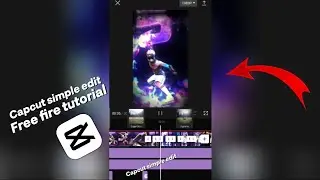 New Capcut editing tutorial 🔥||Cap Cut editing tutorial, ff edit tutorial, lobby edit ff #shorts​