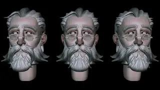 I made this head in 6 hours 😱 | Blender Sculpting Timelapse video #blender #sculpting