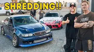 I Tested My JZX100 Chaser With TJ Hunt's 2JZ A90 Supra!