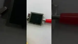 Прототип жидкокристаллического экрана из СССР , первое включение