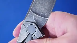 Нож Ратата BLK CKF (Коныгин, М390, титан, подшипники)