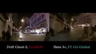 G4 gimbal versus handheld Side by side comparison