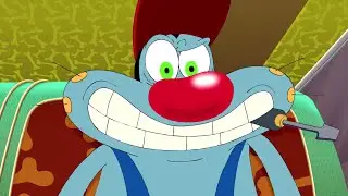 Oggy and the Cockroaches - Oggy the mechanic (SEASON 4) BEST CARTOON COLLECTION | New Episodes in HD