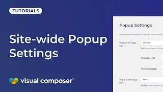 How to Trigger a Popup on All Site with Visual Composer