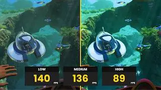 Subnautica | All Settings | RX 6600 FPS Results