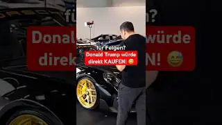 Gold all over this Porsche! Just Donald Trump's taste.