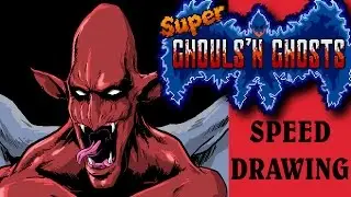 Super Ghouls' N Ghosts - Speed Drawing
