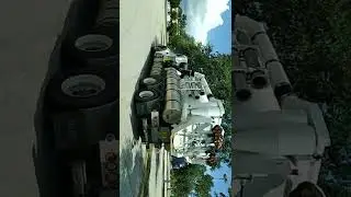 a vacuum truck for sewer cleaning.