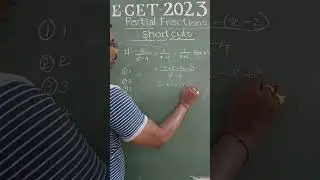 Free Ecet Logics || Techniques||Partial Fractions Short Cut#13