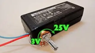 Turning a Fixed Voltage Adapter into a Variable Output Power Supply (3v-25v)  