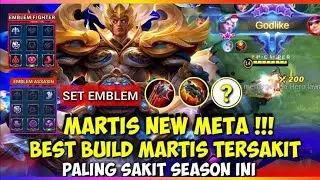 MARTIS NEW META BEST BUILD,MARTIS TERSAKIT PALING SAKIT SEASON INI#martisgameplay