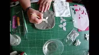 Как сделать пуансеттию из бумаги для скрапа