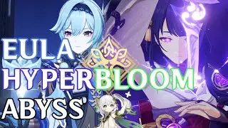 EULA HYPERBLOOM - MY FIRST 12-3 CLEAR! [Genshin Impact]