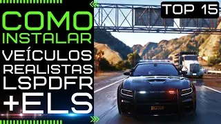 COMO SUBSTITUIR TODOS VEÍCULOS POLICIAIS PARA LSPDFR +ELS | GTA V
