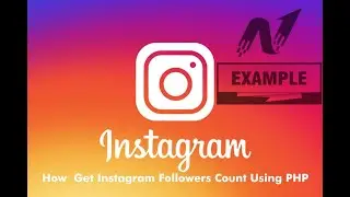 How  Get Instagram Followers Count Using PHP | instagram follow script php