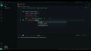 Python Word Frequency Counter Analyzing Text with Counting Algorithm
